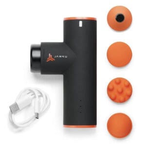 Percussion massage gun on display